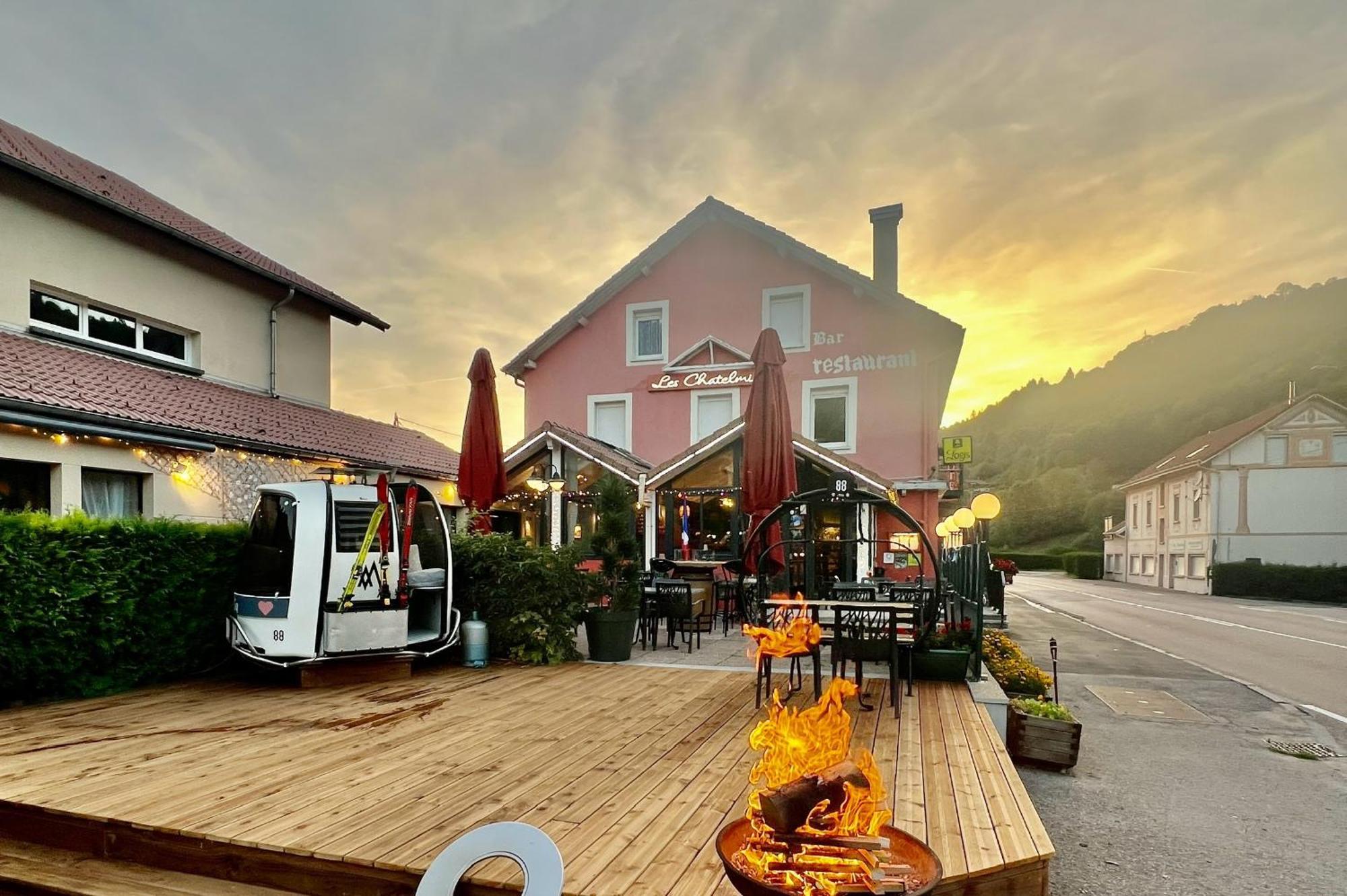 Logis Hotel, Chalets Et Restaurant Les Chatelmines La Bresse Eksteriør bilde